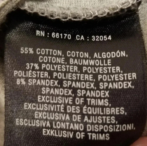 Anthro Deletta Gathered Ruched Top, Gray, Medium - Picture 6 of 6